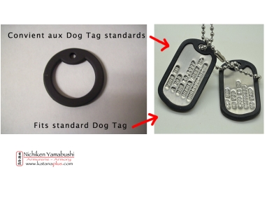 Batch of 5 Military Dog Tag Silencer