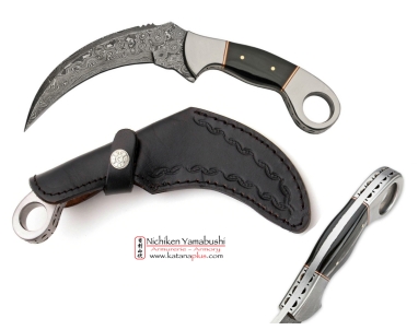 Damascus Karambit Knife